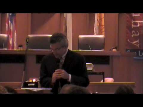 Michael Gregory at San Leandro Hospital Town Hall