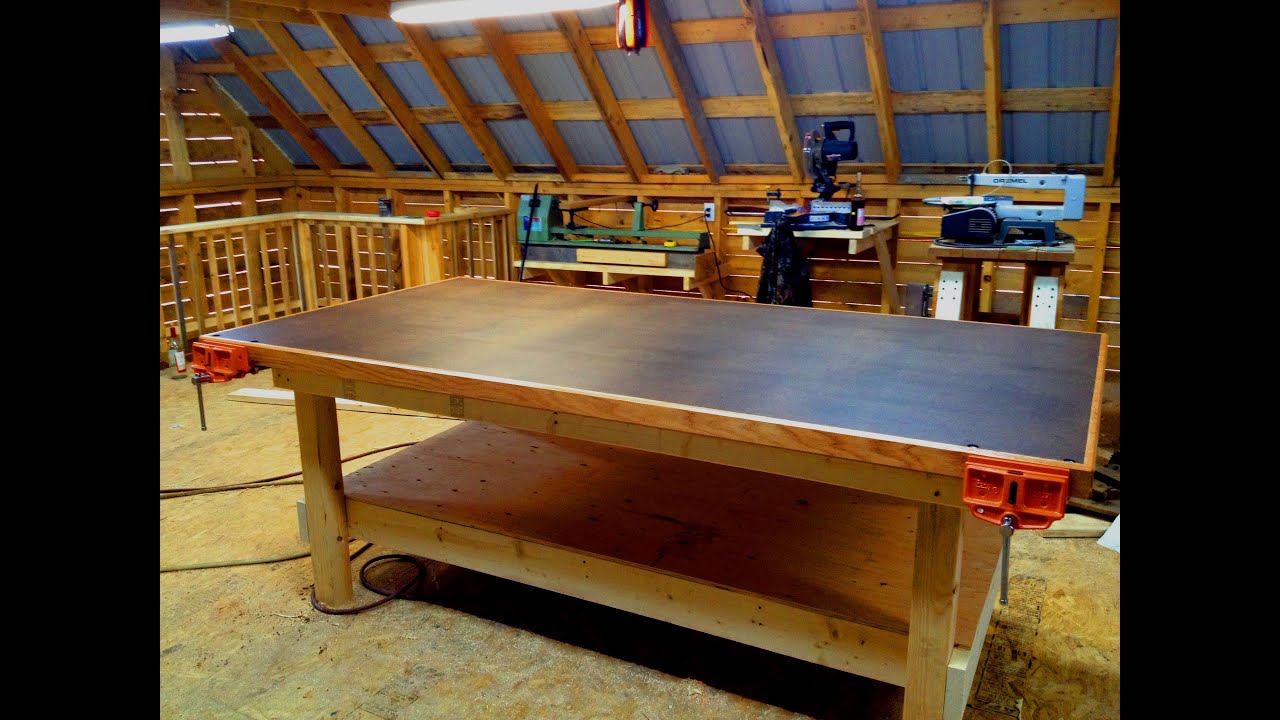 Wood Shop Table PDF Woodworking