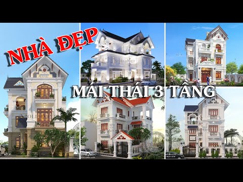 Khám phá TOP 5 Mẫu Biệt Thự Mái Thái 3 Tầng Chữ L Chiếm Trọn Trái Tim Chủ Đầu Tư | Hot Nhất 2020