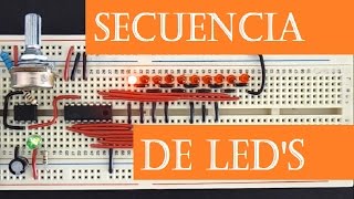 luces secuenciales con leds timer 555 viyoutube luces secuenciales con leds timer 555 viyoutube