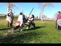 Foam Fighting Duels at Barad'dun Practice