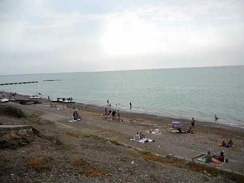 Дикий пляж в поселке Николавка (пляж Симферополя), Крым