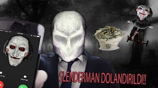 Testere Slendermani̇ Aradi Ve Süleymanderi̇ Dolandirdi