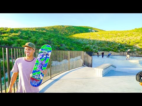 HIDDEN SKATEPARK IN THE MOUNTAINS!!