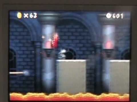 New Super Mario Bros Walkthrough Part 1-3 BOSS BATTLE