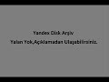 Yandex Disk Video DEV Arşiv 2017 Link Açıklamada