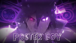 Sasuke Uchiha Poster Boy Edit 4K Amvedit