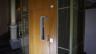 Original 1970 Kone Pop-Out Single-Speed Traction Elevator Erottajankatu 1-3, Helsinki, Finland