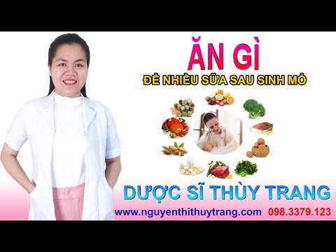 Cách làm sữa về nhiều sau sinh mổ