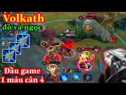 Volkath cưỡi ngựa cân 4 đầu game | Ngọc + Đồ Full Dame