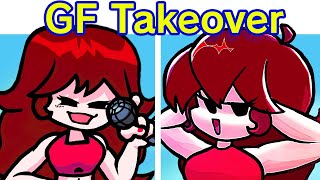 Friday Night Funkin' Girlfriend Takes Over | Just A Gf Mod (Fnf Mod/Hard)
