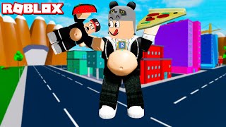 Aç Adam Olup Herkesi Yedim Ve Kocaman Oldum - Panda Ile Roblox Munching Masters