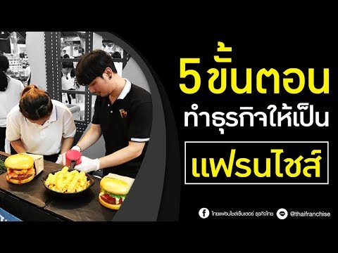 5 ขั้นตอนทำธุรกิจตัวเองให้เป็น แฟรนไชส์