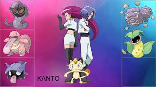 ALL OF TEAM ROCKET'S POKEMON (GEN1-GEN7)