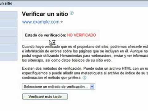 Herramientas para webmasters - parte 1