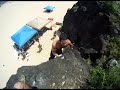 Two great Waimea Bay boulder problems