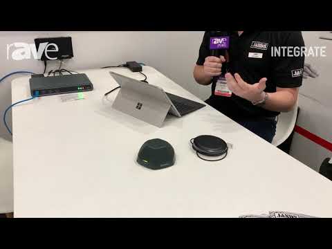 Integrate 2019: Biamp Showcases the Devio SCR25 All-In-One Meeting Room Device on the Jands Stand