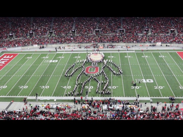 Epic Superhero Halftime Show By Ohio State Marching Band - Video