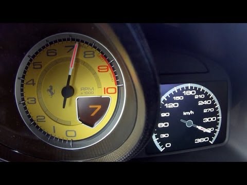 Ferrari F12 Berlinetta Novitec Rosso 340 km/h on a German Highway