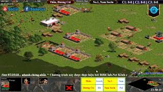 AoE 22 Random Thầu, Dương Còi vs No1, Nam Sociu Ngày 15-07-2018