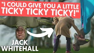 Michael tickling Jack during Ariel Yoga | Jack Whitehall | #Shorts