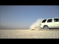 Nissan Pathfinder drifting in Dubai desert
