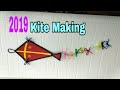 Makar Sankranti Special Decorative Kite Making Craft/ Kite Making / Easy Kite Making/Decorative Kite
