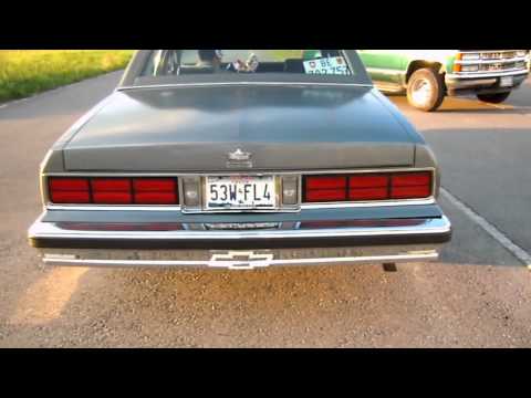 1988 Chevrolet Caprice Classic Engine Sound Stock exhaust