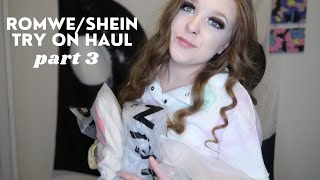 Shein Romwe Try On Haul Part 3