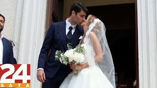 Just Married Vedran Ćorluka And Franka Batelić