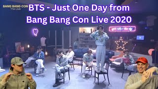 Two ROCK Fans REACT to BTS   Just One Day from Bang Bang Con The Live 2020