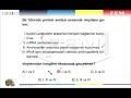 Nükleik Asitler (FEM) - Örnek Soru Çözümü 2