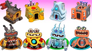 All Wubbox Power Up Down Sound And Animation My Singing Monsters Compilation