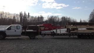 Alaska Logs For Sale - Helicopter