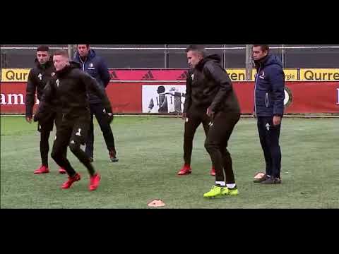 Van Persie eerste training