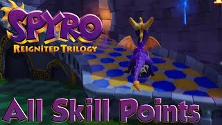 Spyro Reignited Trilogy - All Skill Points Full Reignited Trilogy