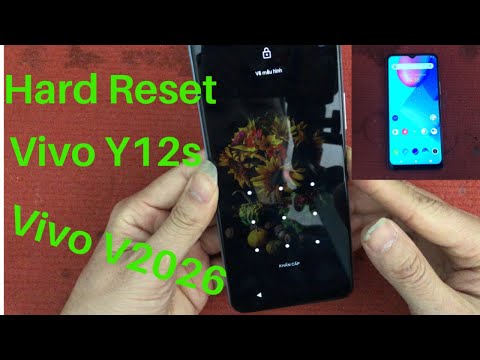 Hard Reset Vivo Y12s Vivo V2026/xóa mật khẩu màn hình Vivo Y 12s