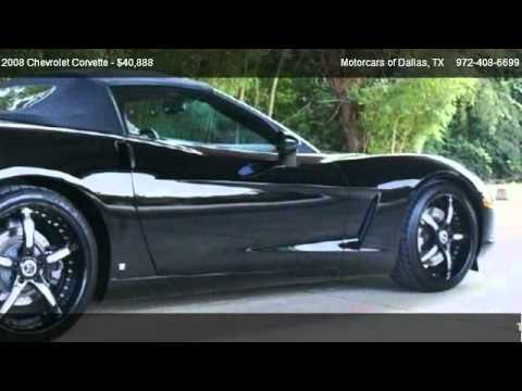 YOU ARE VIEWING A 2008 CHEVROLET CORVETTE CONVERTIBLE THAT IS BLACK WITH