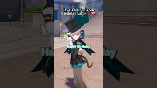 Genshin Impact Characters Wish You A Happy Birthday