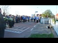 4 mei 2013 Herdenking bij de Gerard Veldmanbrug in Rustenburg. C