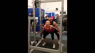 Extreme Nutrition Athletes Jo Stanger And Laurence Shahlei Training At Pro Strength