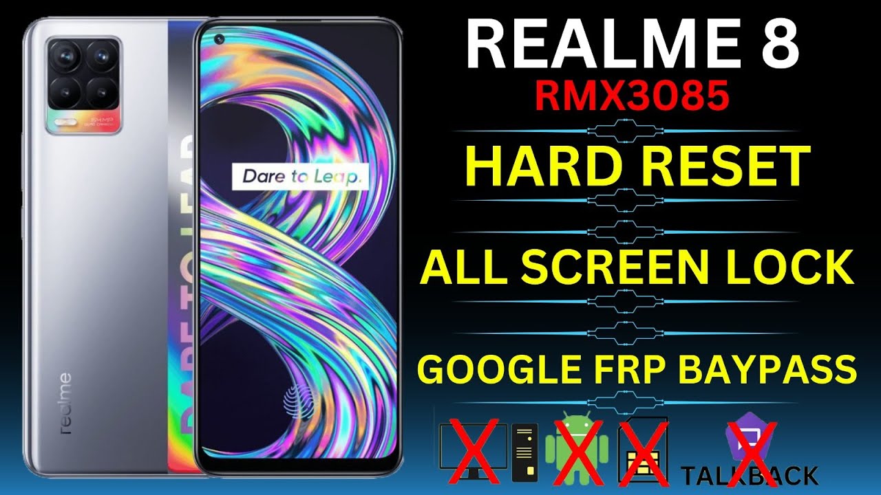 REALME 8 UNLOCK|| RMX3085 UNLOCK||HARD RESET|| FRP REALME 8 UNLOCK|| RMX3085 UNLOCK||HARD RESET|| FRP