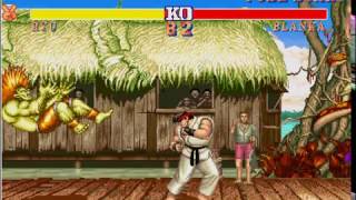 Street Fighter 2 Champion Edition - Sharp X68000 - Emulador Winx68Khighspeed 0.95 - Test Windows 7