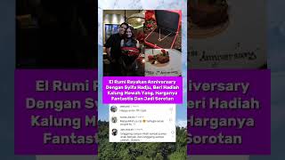 El Rumi Rayakan Anniversary Dengan Syifa Hadju, Beri Hadiah Kalung Mewah Yang Diduga.