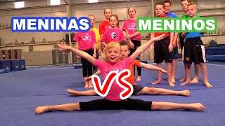 Meninas contra meninos | Quem é o melhor na ginástica?