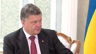 Порошенко надеется, что результатом встречи в Минске станет договоренность об установлении мира