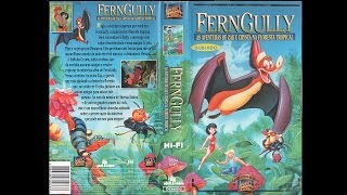 Abertura do VHS para consumidor de FERNGULLY - Trailers do VHS brasileiro de Fer