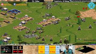 AoE 22 Random Tý, Tiểu Màn Thầu vs VaneLove, Xi Măng ngày 4-11-2017