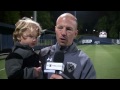 Men's Soccer - Spring Match Against Akron Postgame