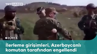 Ermenistan askerlerinin provokasyon girişimi kamerada